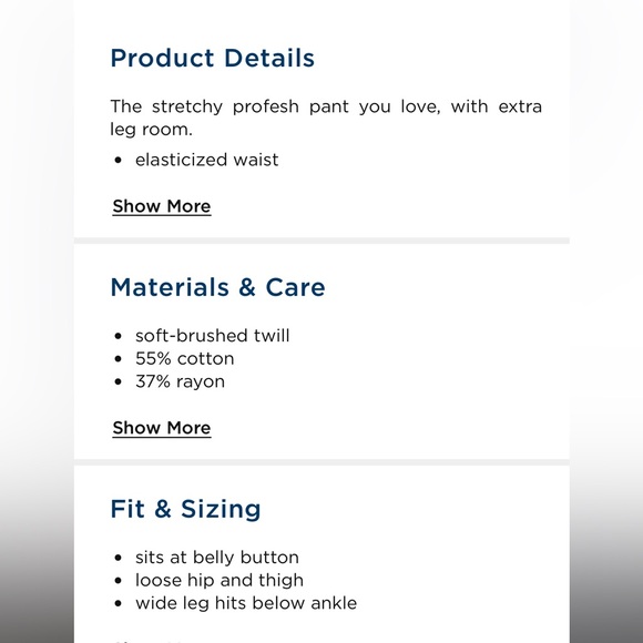 High Waisted Pull On Pixie Wide Leg Pants - Picture 3 of 3